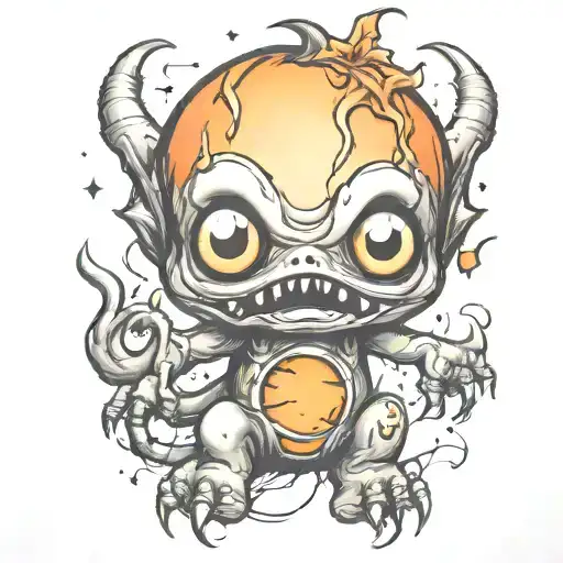 Kawaii Halloween Monster