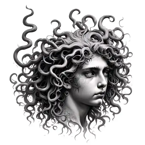 Medusa Head Looking