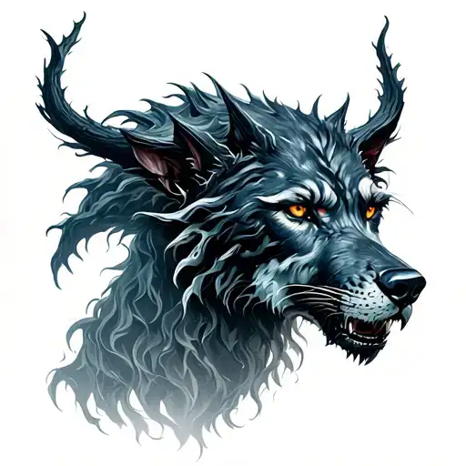 Cerberus Dark Forest Trees Looking