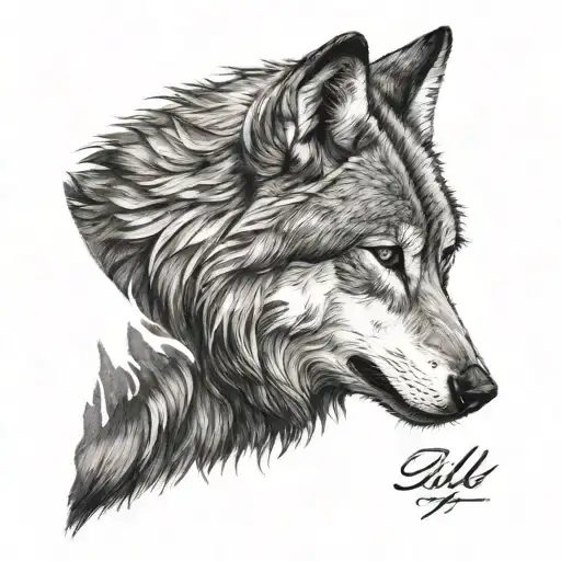 Wolf Side Profile
