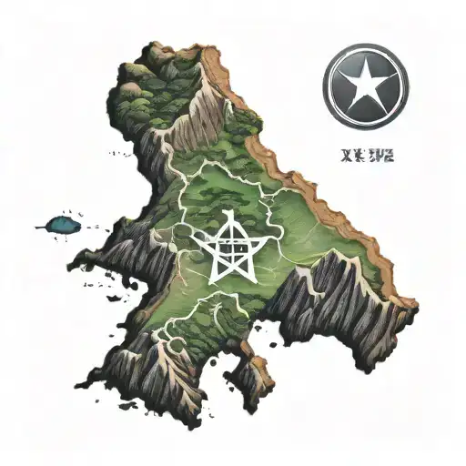 North And South Korea Map