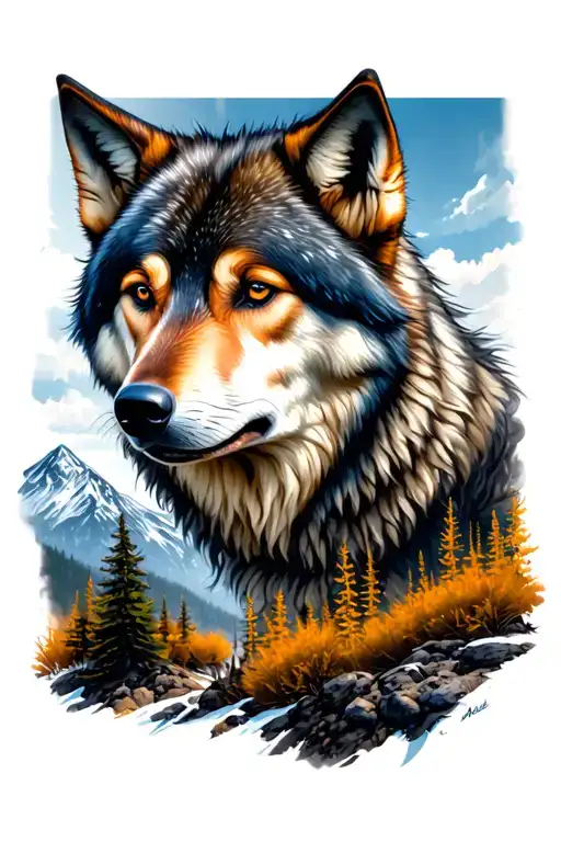 Wolves Mountain Landscape