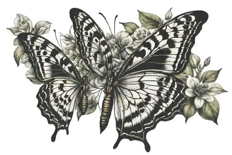Butterfly Emerging
