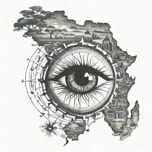Africa Continent Eye