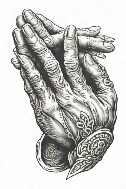 Praying Hands Holding