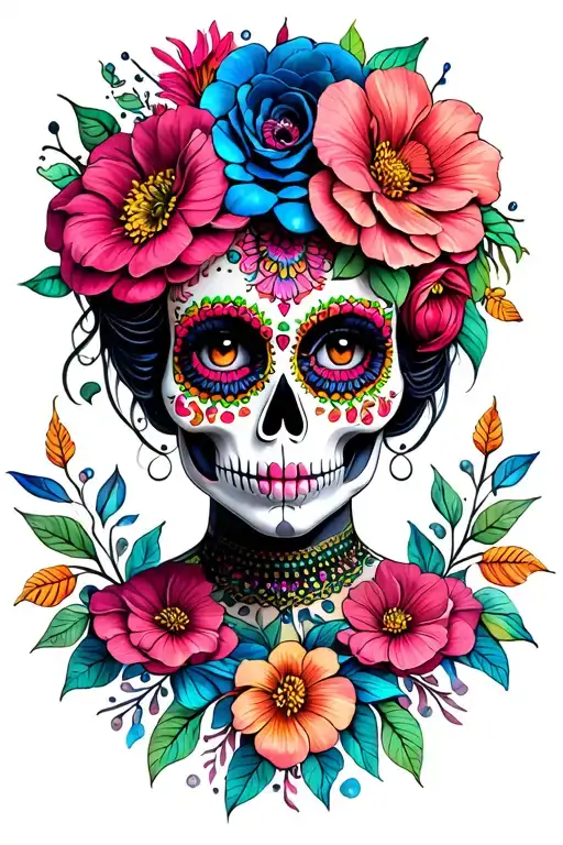 Colorful Catrina