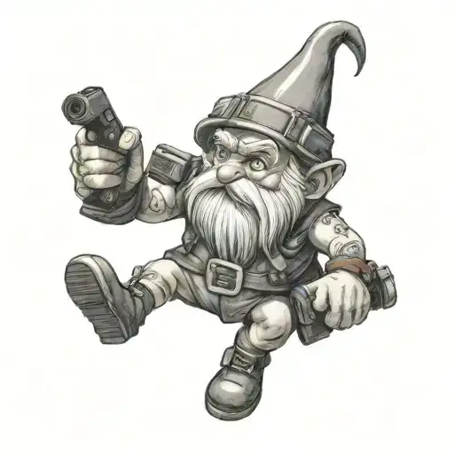 Gnome Playing Video Games
