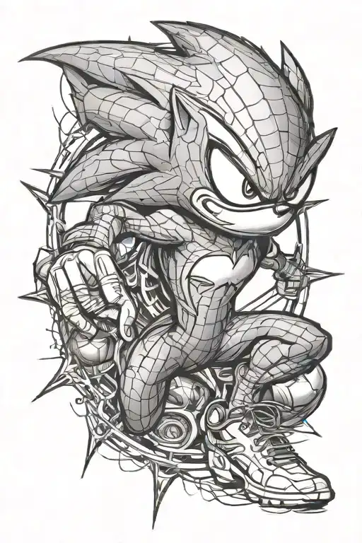 Sonic The Hedgehog And Spiderman