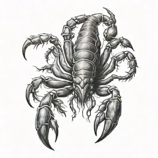 Borneo Scorpion Crawling