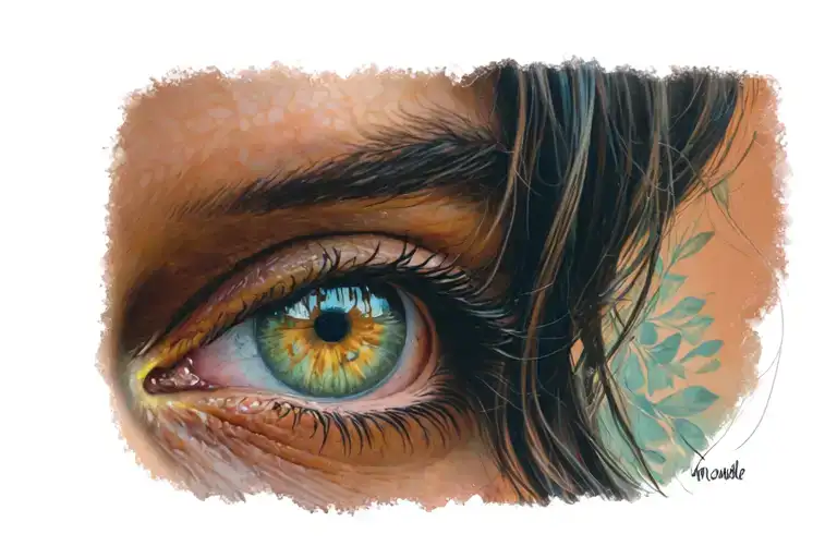 Mom's Eyes Watching Over Me