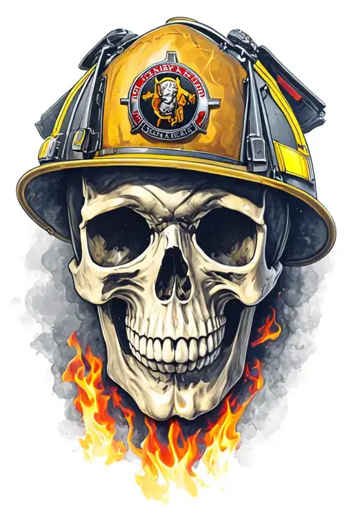 Skull And Firefighter