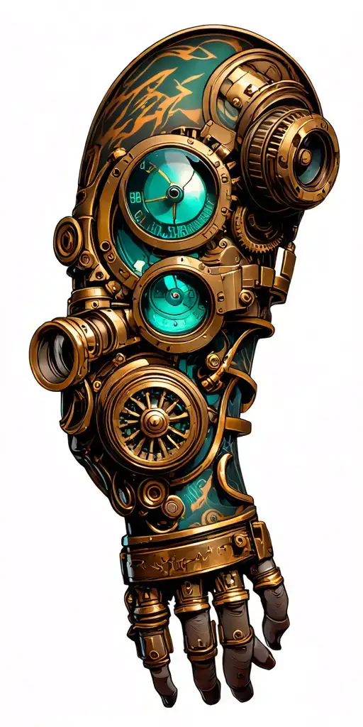 Steampunk Artificial Arm