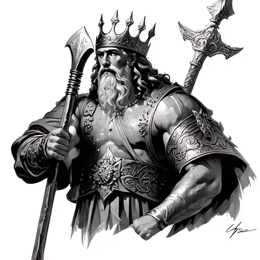 King David As A Warrior