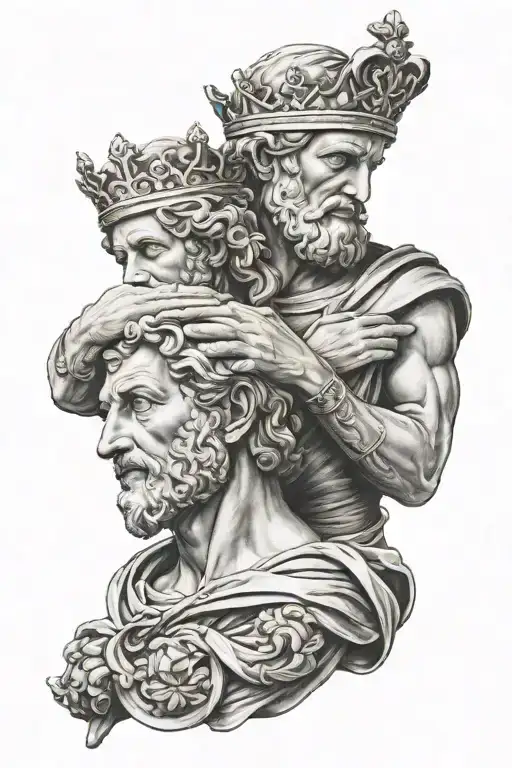 King David Holding Goliath's Head