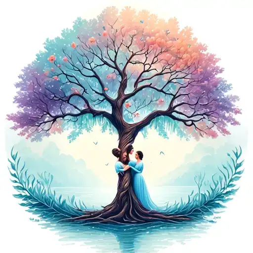 Tree Of Life Mother Daughter