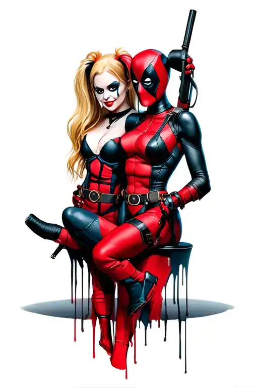 Harley Quinn And Deadpool