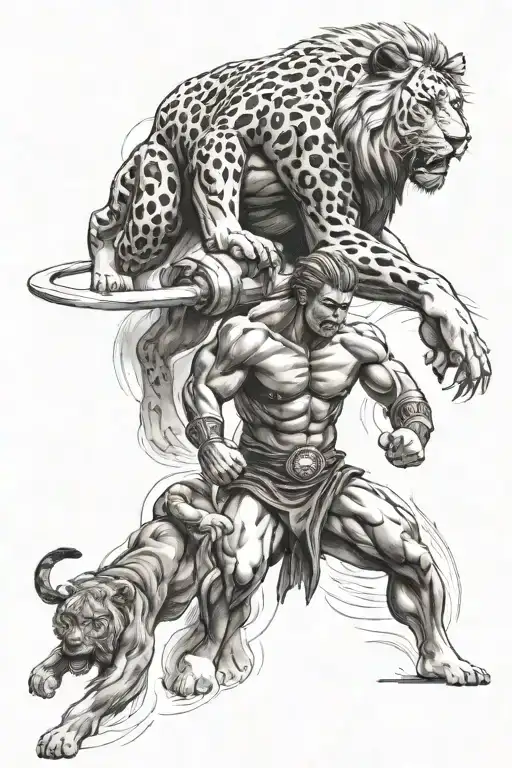 13 Number And Leo And Warrior Bodybuilding