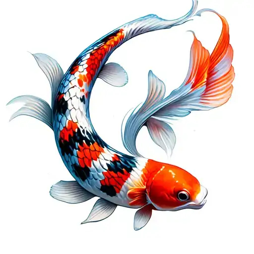 Pieces Koi Fish