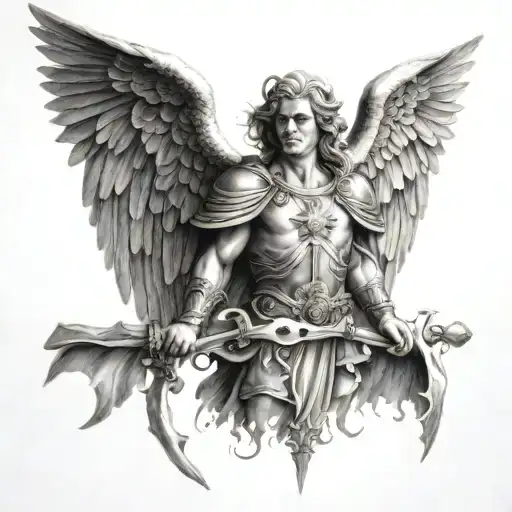 Saint Michael Archangel Without