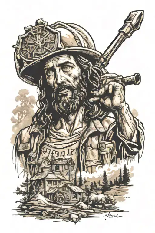 Jesus As A Wildland Firefighter With Scriptures