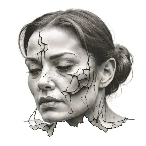 Broken Woman Standing