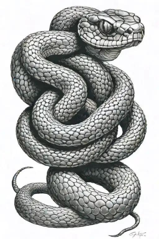 Snake Coiled