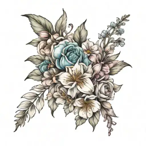 Birth Flower Bouquet