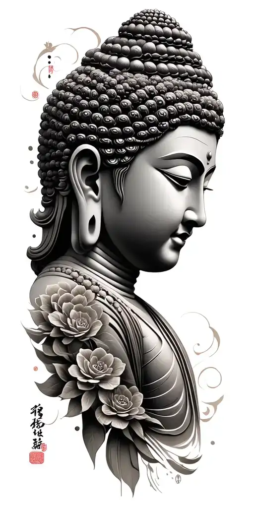 Meaningful Budhha And Japanese Mix