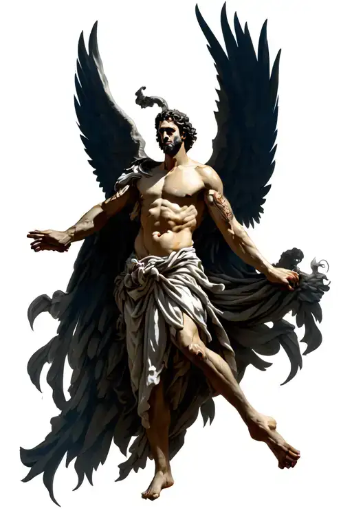 Thanatos Greek God With Wings