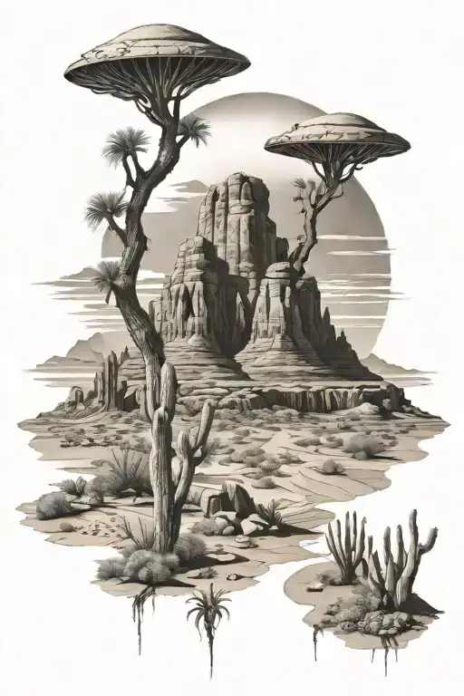 Arizona Alien Desert Landscape