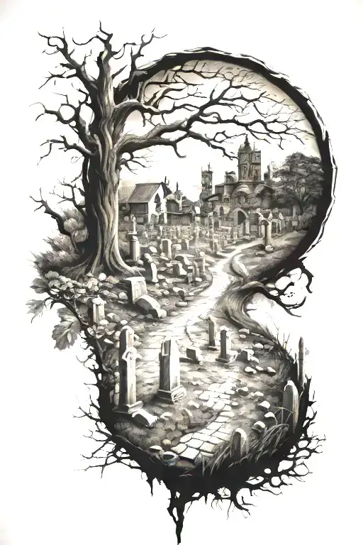 Graveyard Distant Dark