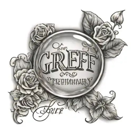 Bubble Letters Of The Phrase ' Grief Is Temporary'