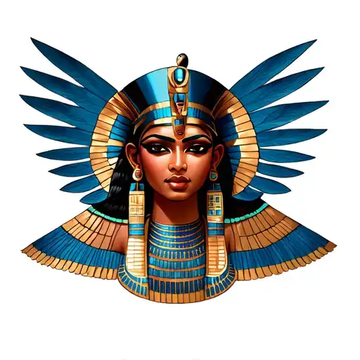 African Egyptian Goddess Emerging