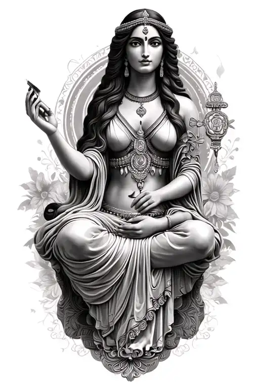Persain Goddess Sitting