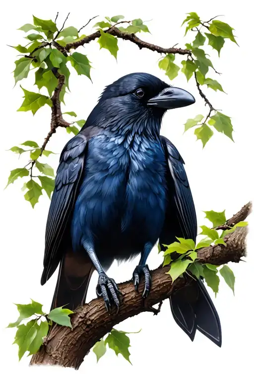 Crow In A Tree
