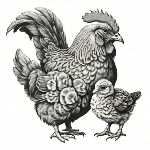 Hen And Chick