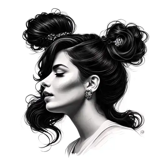 Music Dance Hair Styling