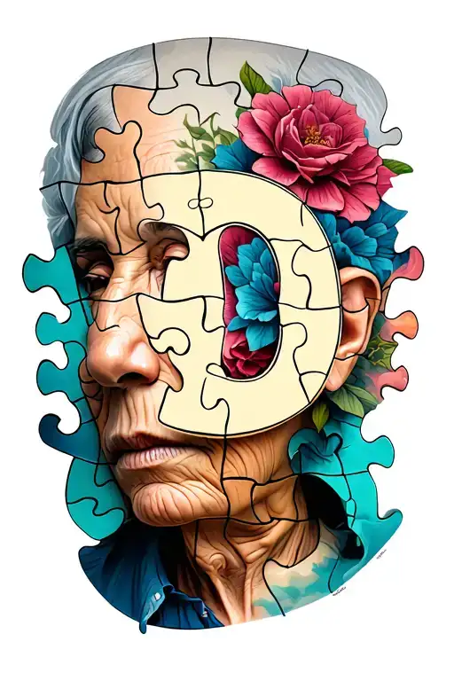 Alzheimer D Puzzle Piece