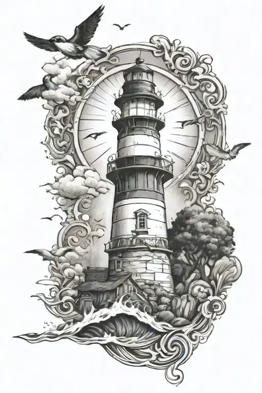 Light House Surrounded