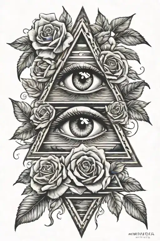 Pyramid Eye Roses