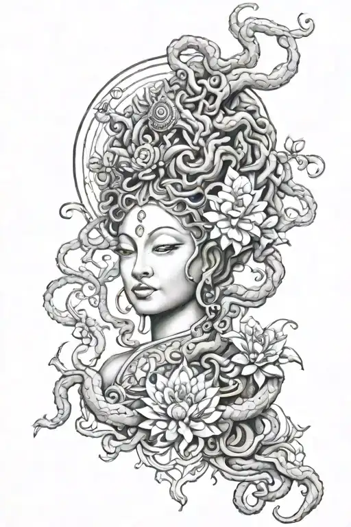 Medusa And Buddhism Tara