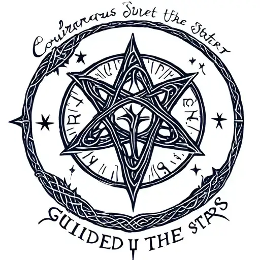 Courageous Sweet Lighter Guided By The Stars Celtic Futhark Wicca