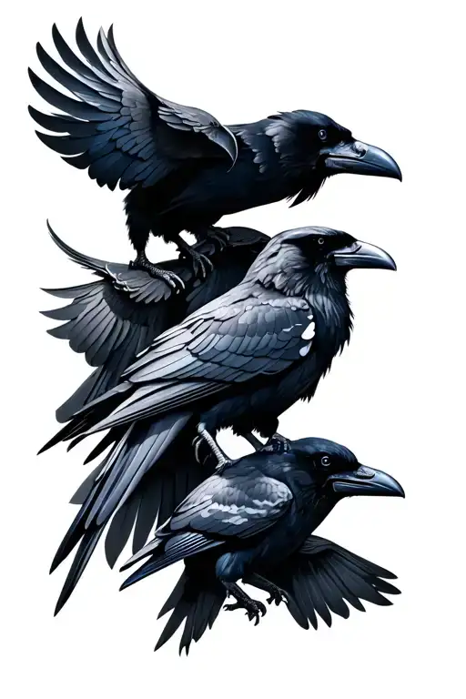 A Bunch Of Ravens