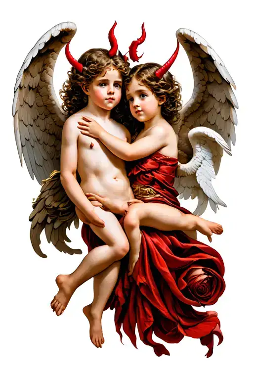 Angele Cupid And Devil Cupid