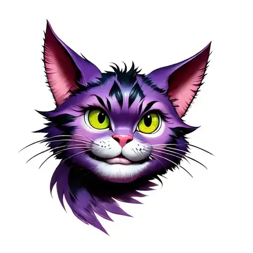 Cheshire Cat From A Cartoon
