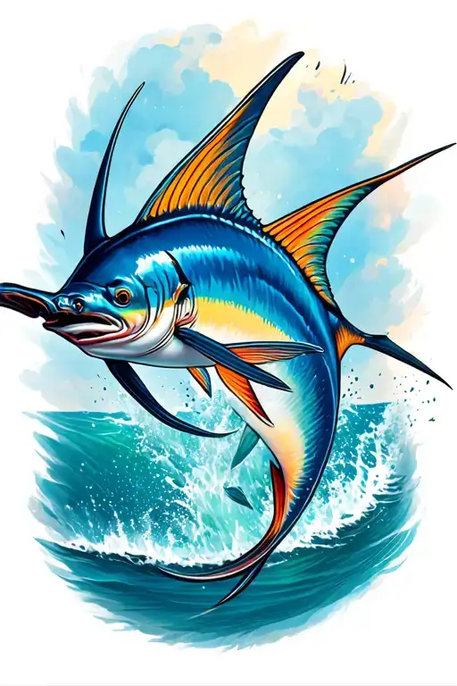 Marlin Jumping