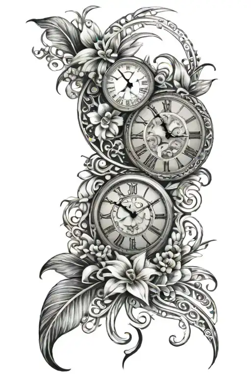 Clock And Mother Polynesian