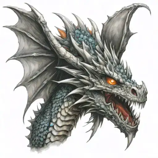 Undead Dragon Breathing Fire