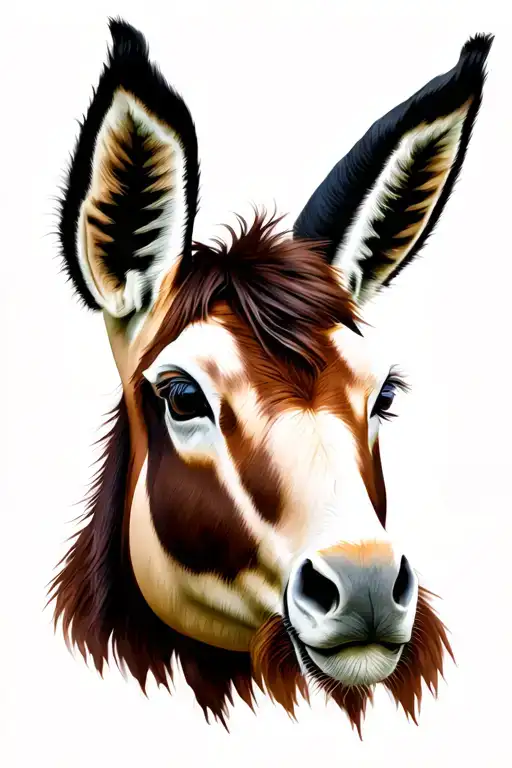 Happy Donkey Looking
