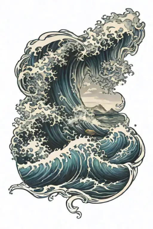 Ocean With Waves Crashing